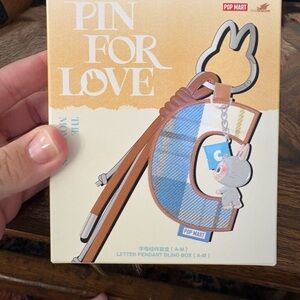 Pop Mart Pin for Love Pendant Letter H